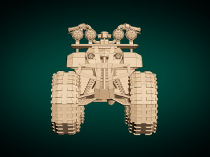 low poly atv 01 3D Модель