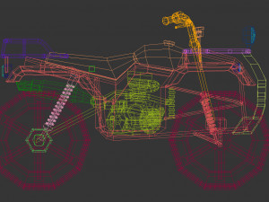 low poly atv 01 3D Модель