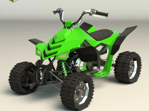 ローポリ ATV 02 3Dモデル