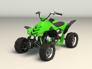 low poly atv 02 3D मॉडल