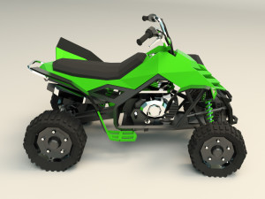 low poly atv 02 3D मॉडल