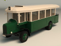 low poly vintage bus 03 3D-Modell
