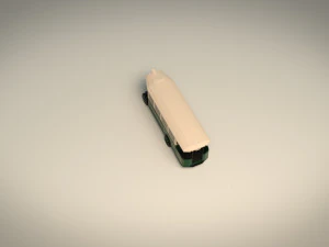 low poly vintage bus 03 3D Model