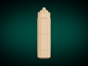 low poly vintage bus 03 3D-Modell