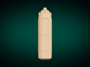 low poly vintage bus 03 3D Model