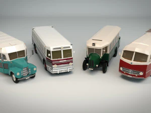 低聚总线包 03 3D 模型