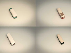 低聚总线包 03 3D 模型