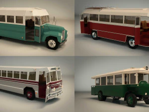 低聚总线包 03 3D 模型