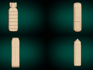 low poly bus pack 03 3D-Modell