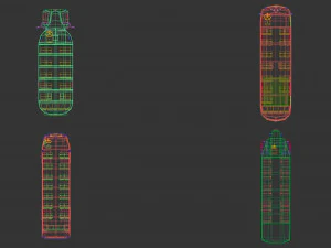 低聚总线包 03 3D 模型
