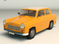 low poly sedan car 13 3D 模型