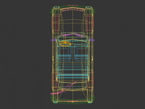 low poly sedan car 13 Modelo 3D