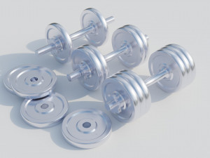 Dumbbells Modelo 3D
