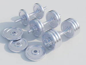 Гантели 3D Модель