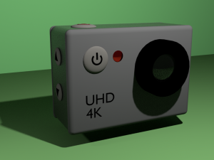 simple action cam 3D Модель