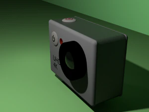 simple action cam 3D Model