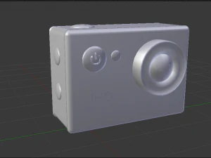 simple action cam 3D Model