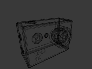 simple action cam 3D Model
