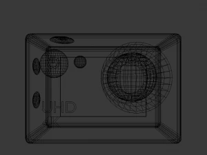 simple action cam 3D Model