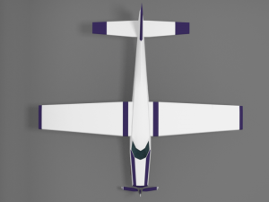 cessna 208 low poly 3D 모델