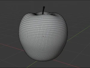 red apple 3D Model