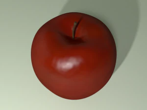 red apple 3D Model