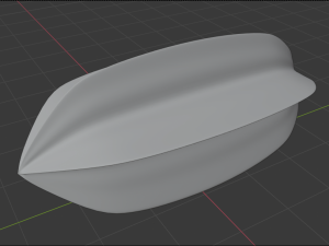 simple star fruit 3D Model