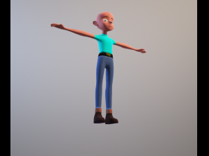 character cartoon boy Modelo 3D
