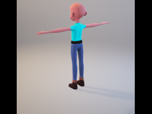 character cartoon boy Modelo 3D