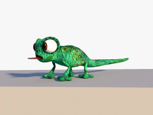 lizard cartoon 3D Model