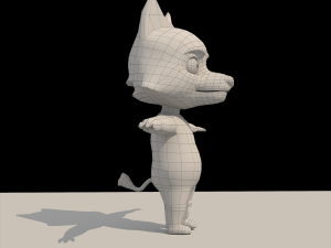 fox cartoon 3D Model