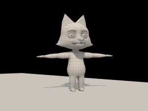 fox cartoon 3D Model