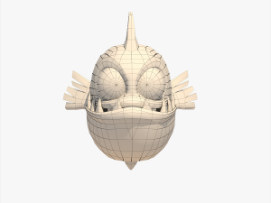 fish cartoon 3D मॉडल