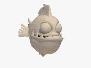 fish cartoon 3D मॉडल