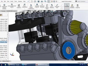 v6 engine Modelo 3D