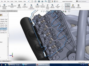 v6 engine 3D 모델