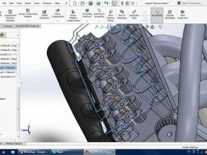 v6 engine 3D Model