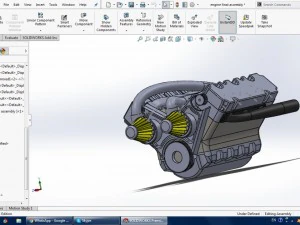 v6 engine 3D Model