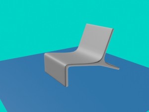 stylish chair Modelo 3D