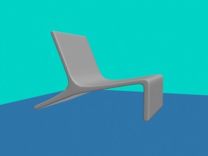 stylish chair Modelo 3D