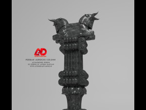 Persian columnachaemenid Modelo 3D