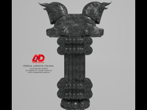 Persian columnachaemenid 3D Model