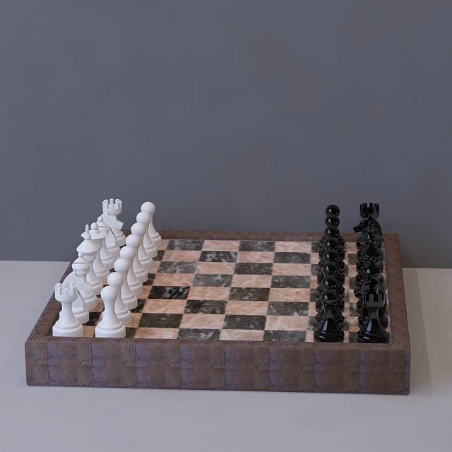 chess 3D Model .c4d .max .obj .3ds .fbx .stl .blend 