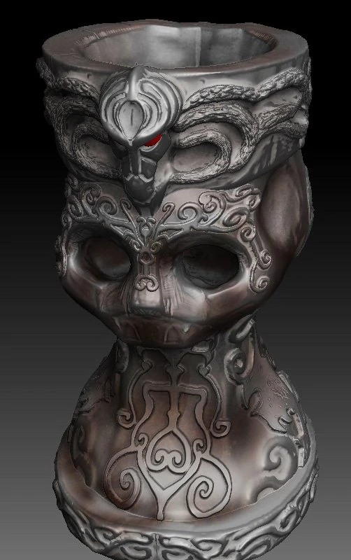 demon relic 3D Print Model .c4d .max .obj .3ds .fbx .stl .blend 