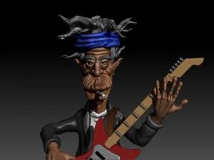 keith richards 3D Print Model