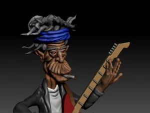 keith richards 3D Print Model