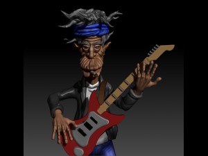 keith richards 3D 打印模型