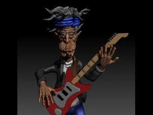keith richards 3D Print Model