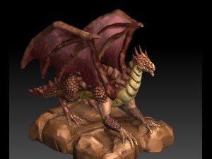 powerfull dragon 3D Print Model