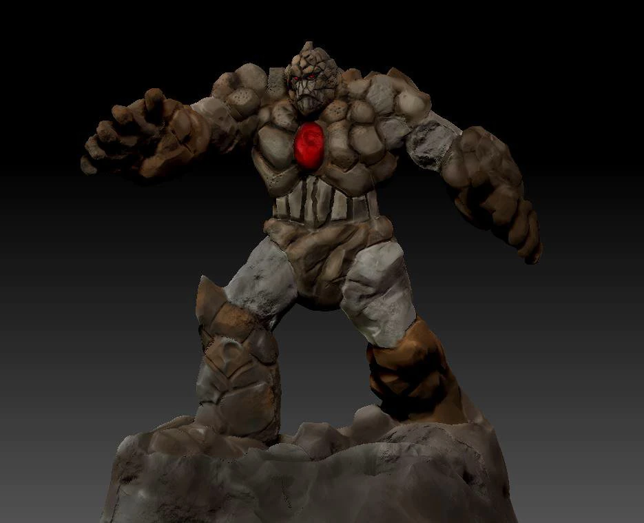 गोलेम 3D प्रिंट मॉडल .c4d .max .obj .3ds .fbx .stl .blend
